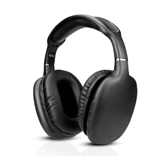 RCA Wave-53 Noise Cancelling Headphones, 40H ANC Playtime, Black