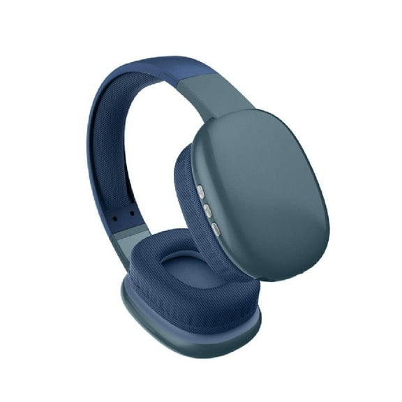 RCA Wave-56 Bluetooth Headphones, 40H Playtime, Hi-Res Audio, Blue