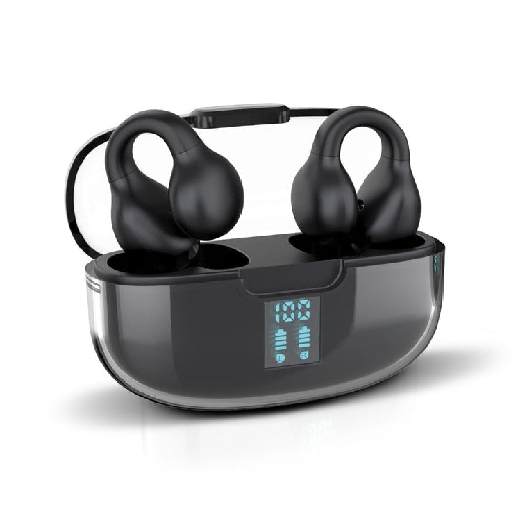 RCA Wave-66 True Wireless Earbuds, Bluetooth, 20H Playtime, Black