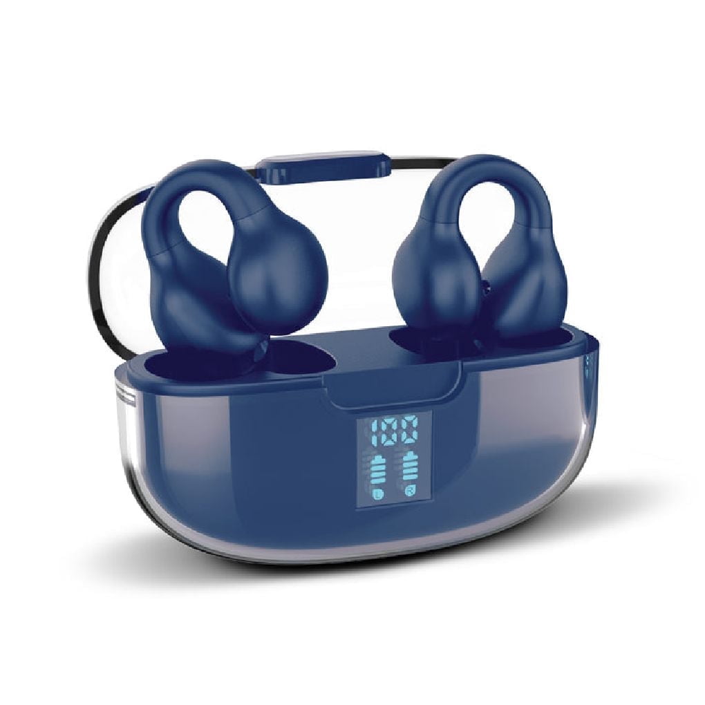 RCA Wave-66 True Wireless Earbuds, Bluetooth, 20H Playtime, Blue