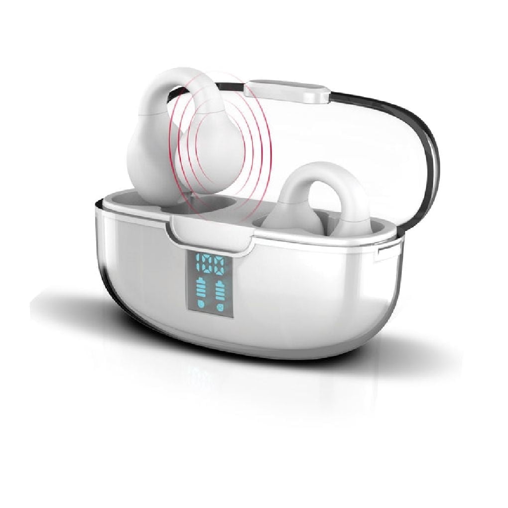 RCA Wave-66 True Wireless Earbuds, Bluetooth, 20H Playtime, White