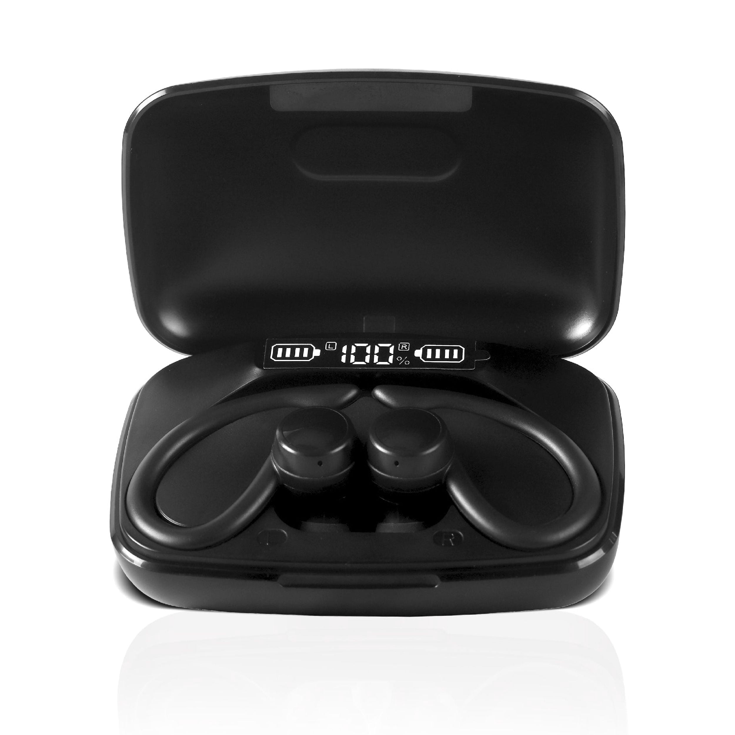 RCA Wave-70 True Wireless Earbuds with Hi-Res Audio & 20H Playtime, Black