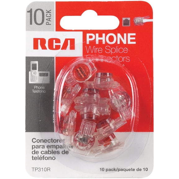RCA Wire Splice Connector Phone Cord Coupler - Single Pack