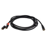 RCA Y Adapter Cable Subwoofer Y Cable 1X RCA to 2X RAC Audio Cable 1 Rca to 2 Rca Power Amplifier Audio Cable,1 Meter