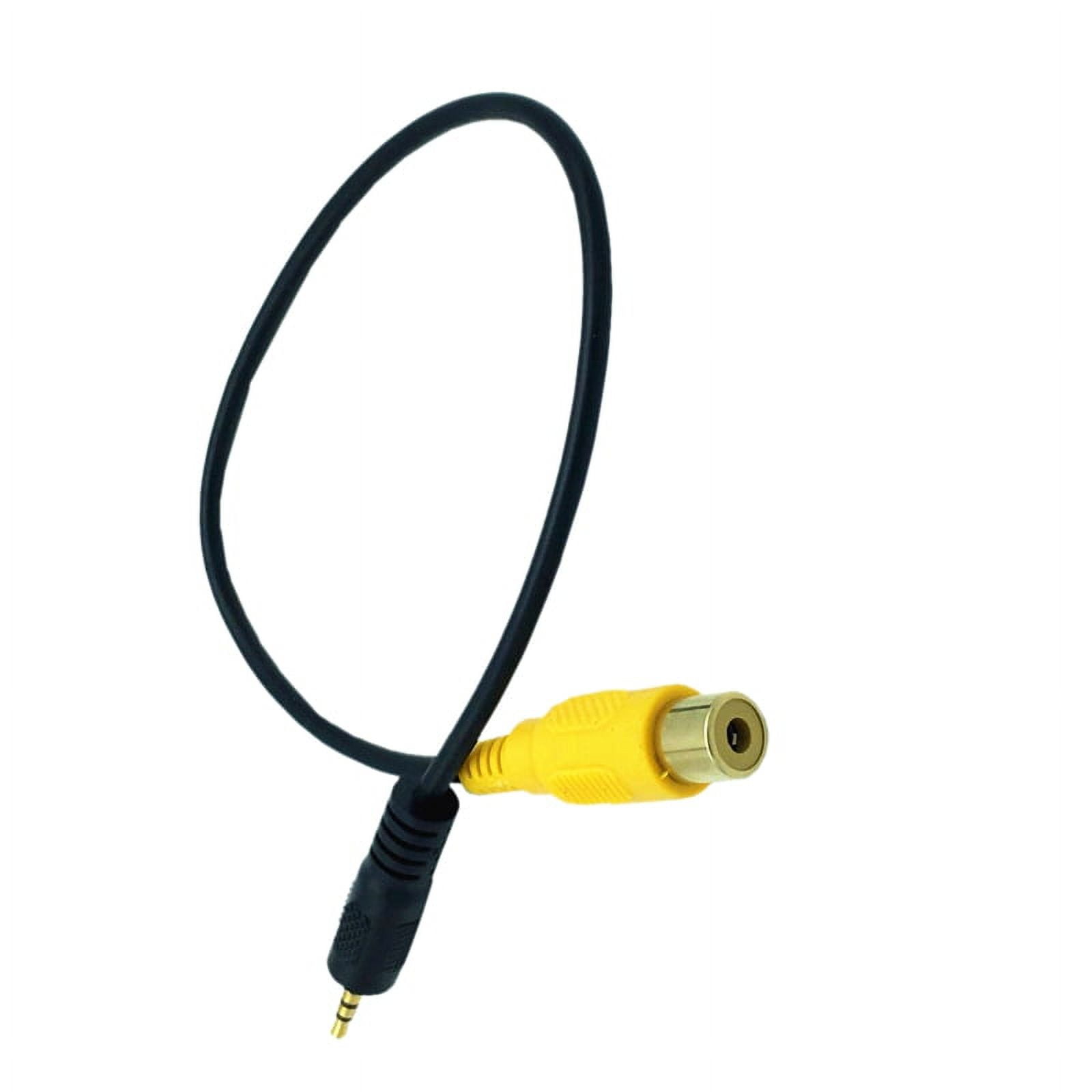 RCA to 2.5mm AVIN Cable Car Rear View Camera TO GPS 2.5mm 0.