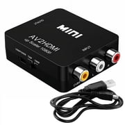 Crazyview RCA to HDMI Converter Adapter AV 1080P For TV Audio Video Composite CVBS AV2HDMI