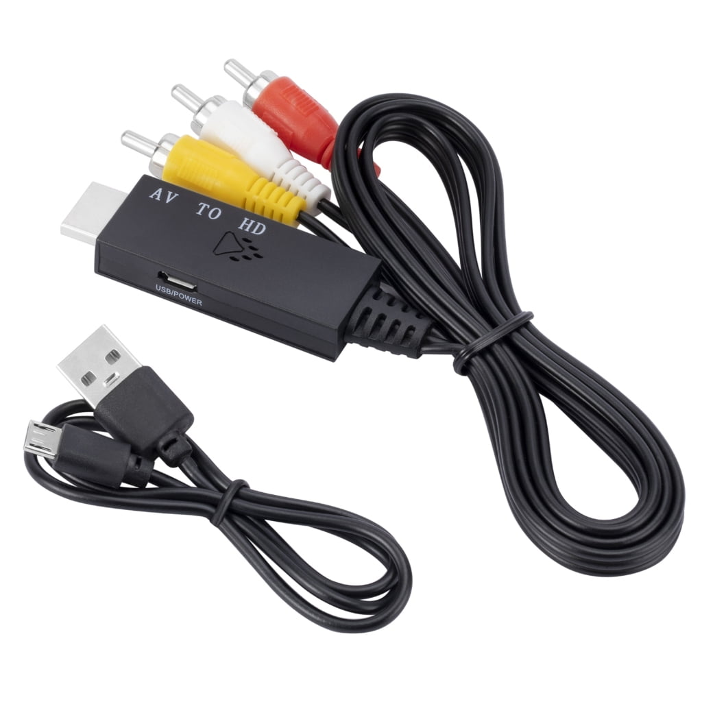 RCA to Converter Threecolor RCA Male Cable length 1m/3.2ft