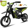 thumbnail image 1 of RCB R9X Electric Dirt Bike,36V-300W-10Miles,3 Speed Modes up to 15.5mph,12 inch electric motorcycle for boys and girls,Green, 1 of 9