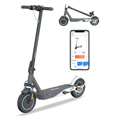 Patineta Eléctrica Para Adultos For Adults, Aluminum Frame 19MPH & 20° Hill Climb, 15-21 Mile Range With Cruise Control, Dual Braking System & 8.5" Solid Tires 300lb Bearing Foldable Commuter Scooter For