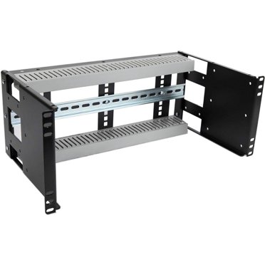 Penn Elcom 1U Sliding Rack Tray – 560mm Deep, Black Steel, Holds Up To 19kg