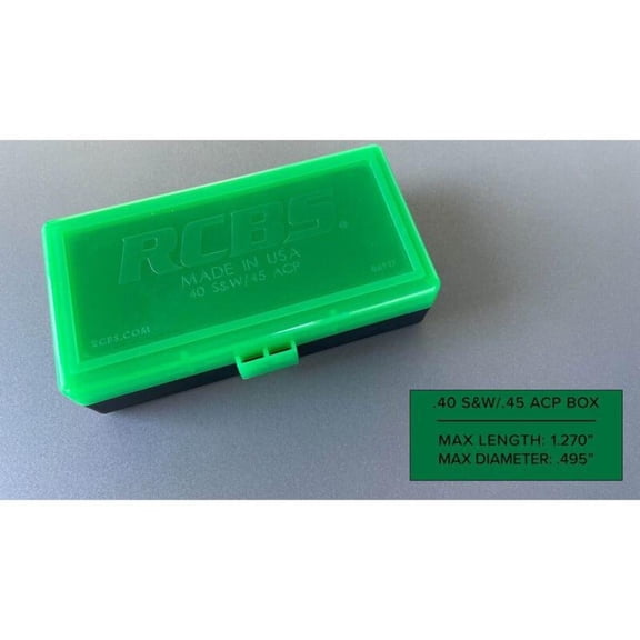 RCBS 44 Spl/Mag Impact Resistant Storage Boxes for Handloading