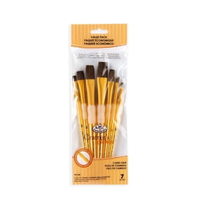 RCC 403 | Crafter's Choice 7pc Synthetic Camel Hair Variety Brush Set