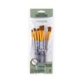 thumbnail image 1 of RCC 411 | Crafter's Choice™ 7pc Brown Taklon Variety Brush Set, 1 of 9