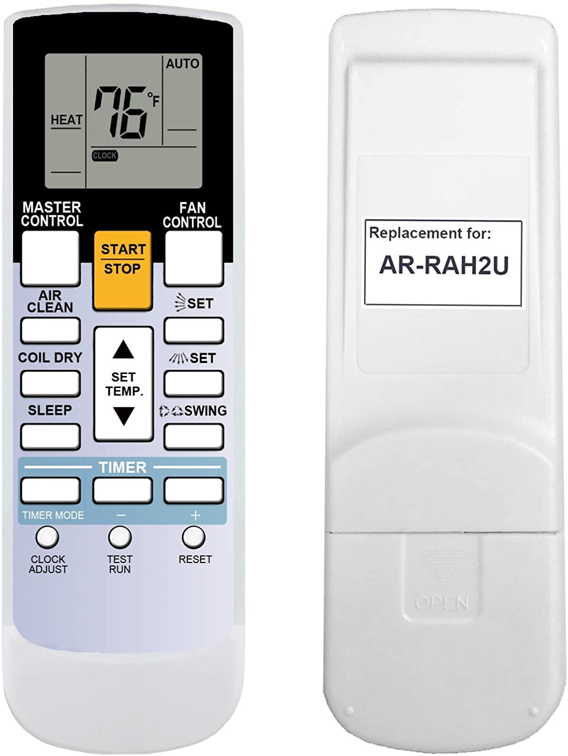 RCECAOSHAN Replacement for Fujitsu Air Conditioner Remote Control Model