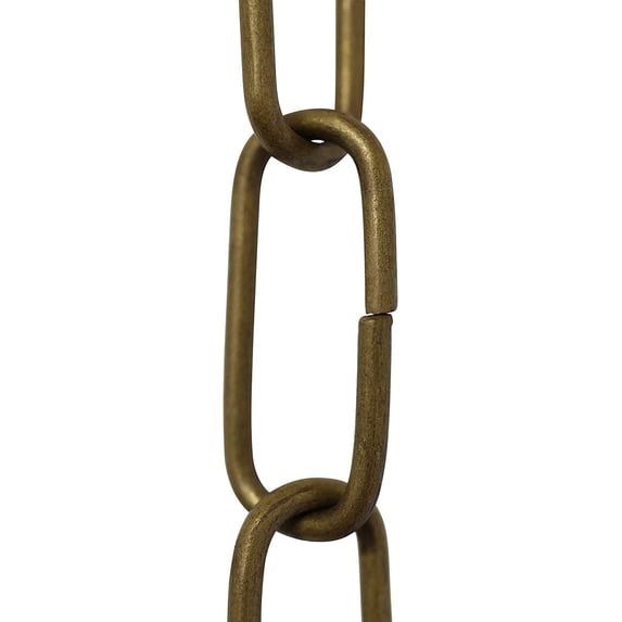 RCH Hardware CH-33B-AB Brass Chandelier Chain, Antique Brass (1 Foot)