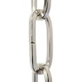 thumbnail image 1 of RCH Hardware CH-S62-40-PN-10 Steel Chandelier Chain, Polished Nickel (10 Feet) U45 Polished Nickel, 1 of 3