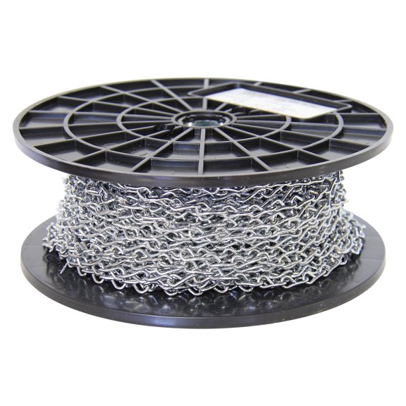 RCH Hardware CH-ST50-U Steel Basket Chain, 2 Sizes, Various Finishes (164 Foot Reel)