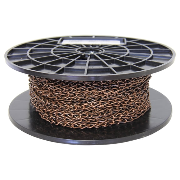 RCH Hardware CH-ST51-U Steel Basket Chain, Various Finishes (164 Foot Reel)