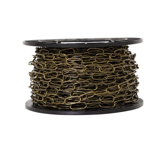 RCH Hardware CH-ST58-U Steel Chandelier Chain, Various Finishes (164 Foot Reel)