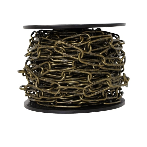 RCH Hardware CH-ST58-U Steel Chandelier Chain, Various Finishes (65 Foot Reel)
