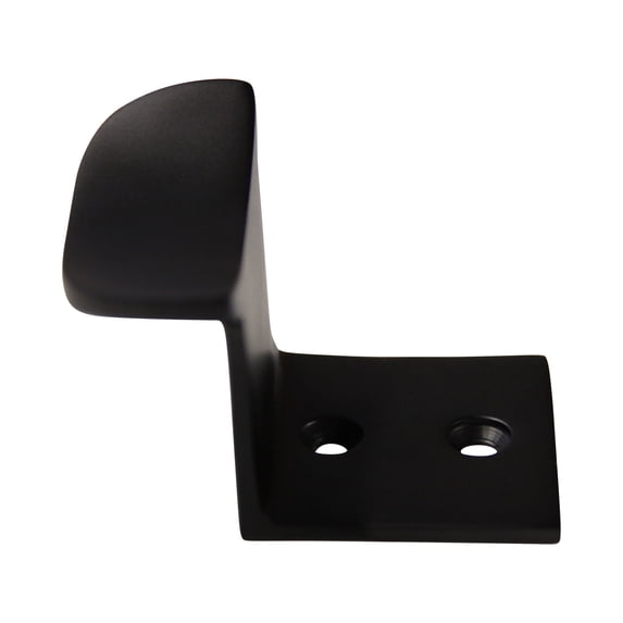 RCH Hardware HK-BR01-37 Brass Wall Hook, 1.5 Inch, Black