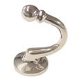 thumbnail image 1 of RCH Hardware HK-BR2389-50 Brass Wall Hook, 2 Inch, Polished Nickel, 1 of 1