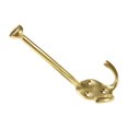thumbnail image 1 of RCH Hardware HK-BR2566-100 Brass Wall Hook, 3.9 Inch, Polished Brass, 1 of 1