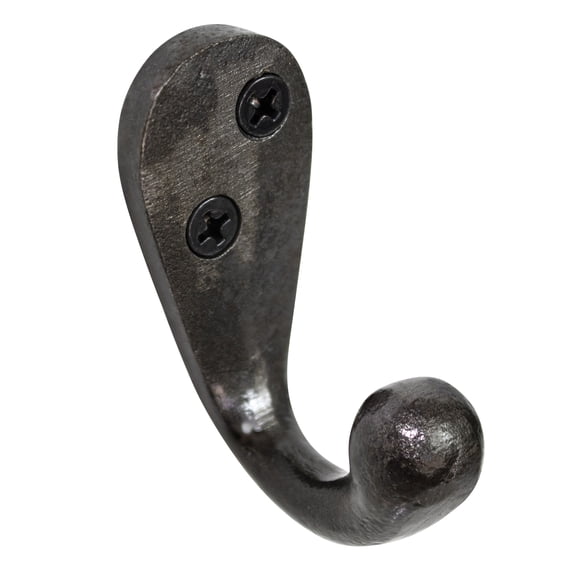 RCH Hardware HK-IR8390-40 Iron Wall Hook, 1.6 Inch, Antique Nickel