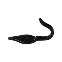 RCH Hardware HK-IR8394-43 Iron Wall Hook, 1.7 Inch, Black