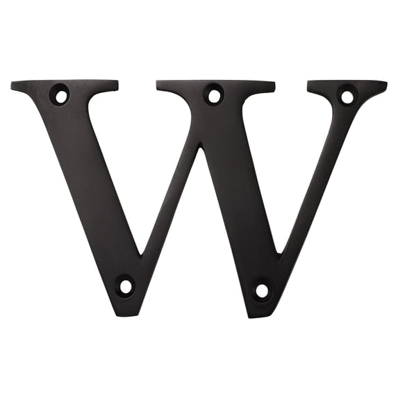 RCH Hardware LT-BR2350-75 Brass House Letter, 3 Inch, Oil Bronzed Black