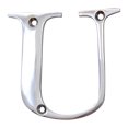thumbnail image 1 of RCH Hardware LT-BR2350-75 Brass House Letter, 3 Inch, Polished Chrome, 1 of 1