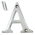 thumbnail image 1 of RCH Hardware LT-BR2350-75 Brass House Letter, 3 Inch, Polished Chrome, 1 of 1