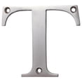 thumbnail image 1 of RCH Hardware LT-BR2350-75 Brass House Letter, 3 Inch, Satin Chrome, 1 of 1