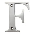 thumbnail image 1 of RCH Hardware LT-BR2350-75 Brass House Letter, 3 Inch, Satin Chrome, 1 of 1