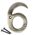 thumbnail image 1 of RCH Hardware NO-BR2270-75 Brass House Number, 3 Inch, Antique Nickel, 1 of 1