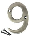 thumbnail image 1 of RCH Hardware NO-BR2270-75 Brass House Number, 3 Inch, Antique Nickel, 1 of 1