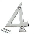 thumbnail image 1 of RCH Hardware NO-BR2270-75 Brass House Number, 3 Inch, Polished Chrome, 1 of 1