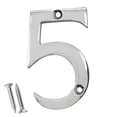 thumbnail image 1 of RCH Hardware NO-BR2270-75 Brass House Number, 3 Inch, Polished Chrome, 1 of 1