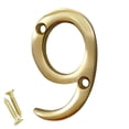 thumbnail image 1 of RCH Hardware NO-BR235-50 Brass House Number, 2 Inch, Polished Brass, 1 of 1