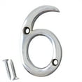 thumbnail image 1 of RCH Hardware NO-BR235-50 Brass House Number, 2 Inch, Polished Chrome, 1 of 1