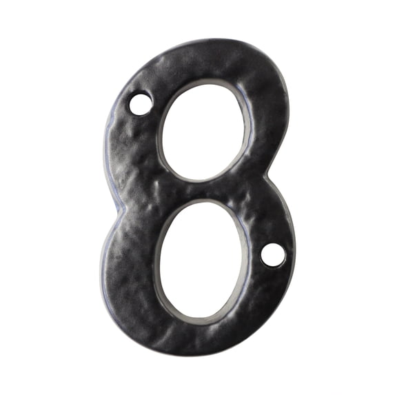 RCH Hardware NO-IR530-50 Iron House Number, 2 Inch, Black