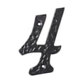 thumbnail image 1 of RCH Hardware NO-IR570-100 Iron House Number, 4 Inch, Black, 1 of 1