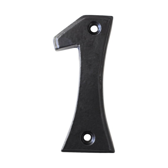RCH Hardware NO-IR750-70 Iron House Number, 2.8 Inch, Black