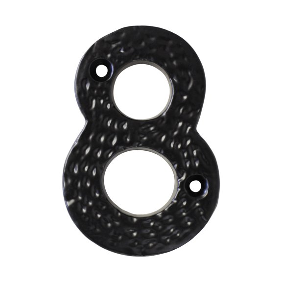 RCH Hardware NO-IR831-75 Iron House Number, 3 Inch, Black