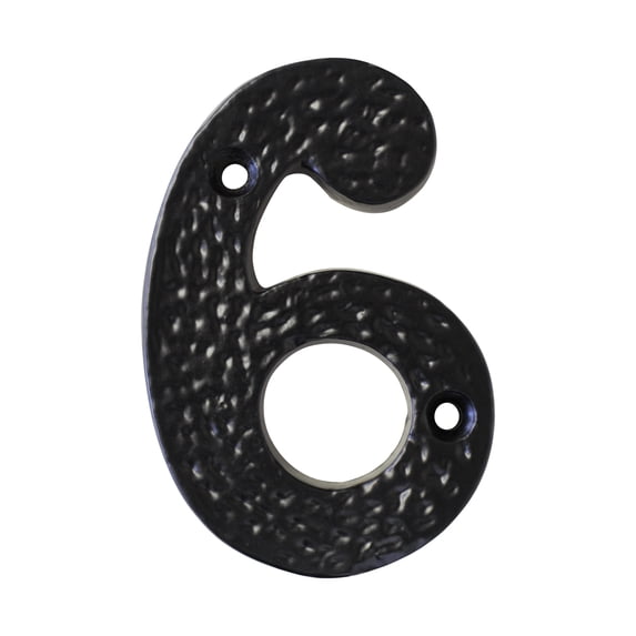 RCH Hardware NO-IR831-75 Iron House Number, 3 Inch, Black