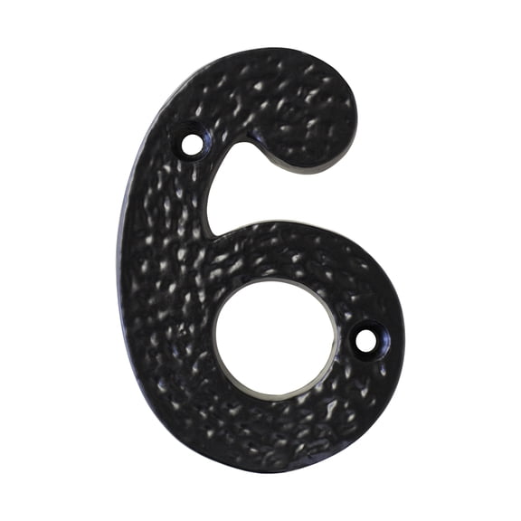 RCH Hardware NO-IR831-75 Iron House Number, 3 Inch, Black