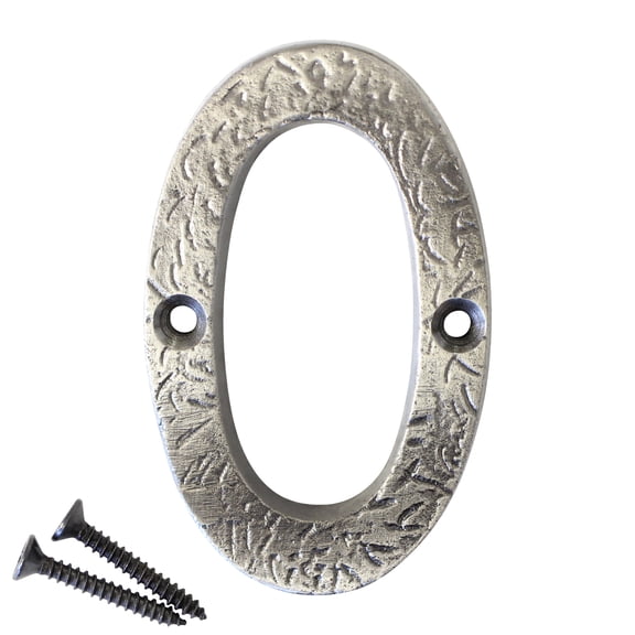 RCH Hardware NO-IR832-75 Iron House Number, 3 Inch, Antique Nickel