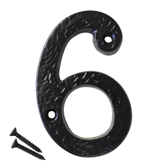 RCH Hardware NO-IR832-75 Iron House Number, 3 Inch, Black