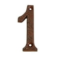 thumbnail image 1 of RCH Hardware NO-IR832-75 Iron House Number, 3 Inch, Rust, 1 of 1