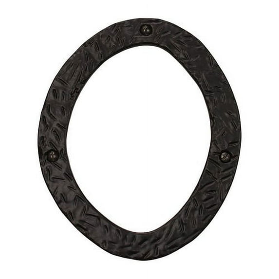 RCH Supply Company Decorative Solid Cast Iron Address Plaque Surface Mount House Letter